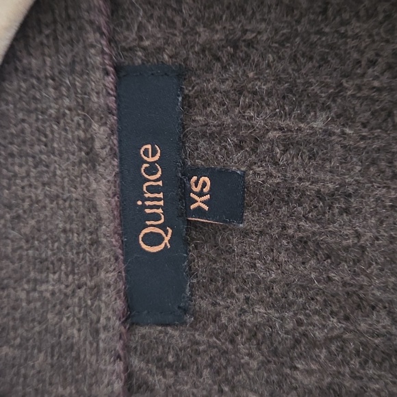 Quince Mongolian Cashmere Oversized Boyfriend Cardigan Sweater XS - Picture 6 of 11